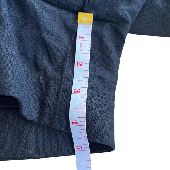 ✨NWT Abercrombie & Fitch High Waist Black Linen Pull On Shorts SZ XXL✨ - Picture 7 of 11